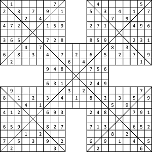 Easy Diagonal Samurai