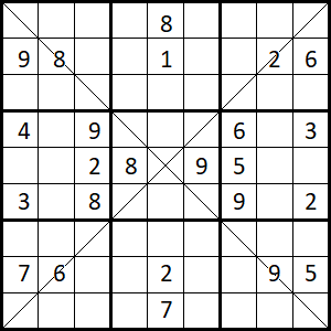 Expert Diagonal Sudoku